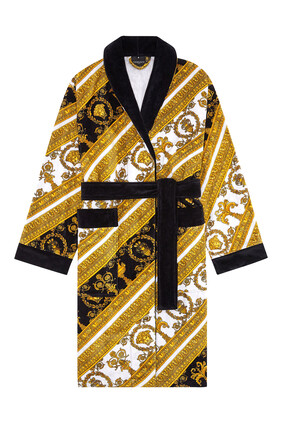 I Heart Baroque Print Bathrobe